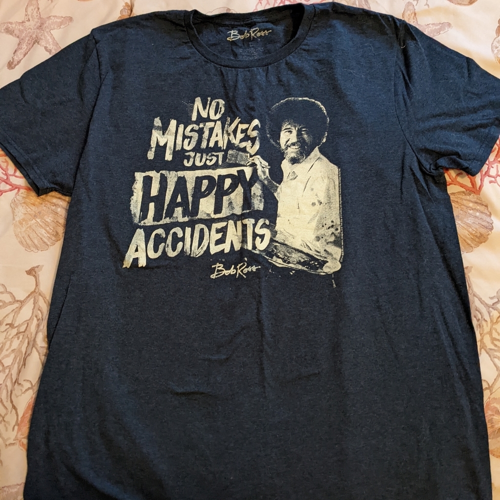 Bob Ross Happy Accidents T-shirt